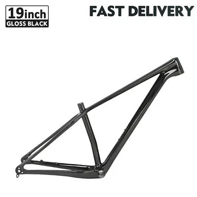 Carbon Off-road Mountain Bike Frame MTB Bicycle Frame Gloss Black 19  • $396.73