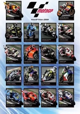 Poster Moto GP Riders 2009 Motorbikes • $4.46