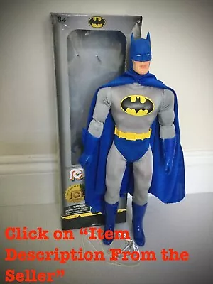 Mego Heroes 14  Classic Blue Batman Action Figure Marty Abrams Presents 2018 • $22.99