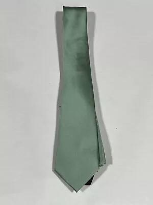 Mens Gianfranco Mint Green Tie With Matching Pocket Square NEW • $29.99