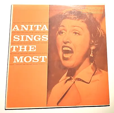 $75 • Buy Anita O'Day ~Anita Sings The Most ~ Orig. LP/Vinyl Verve Records 1960 Rare VG++1