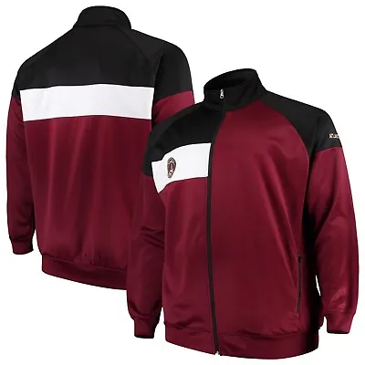 Atlanta United FC Majestic Men Big & Tall Poly Fleece Full-Zip Track Jacket MLS • $39.99