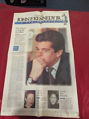 July 23 1999 Orlando Sentinel Newspaper John F. Kennedy Jr A Remembrance • $8.99