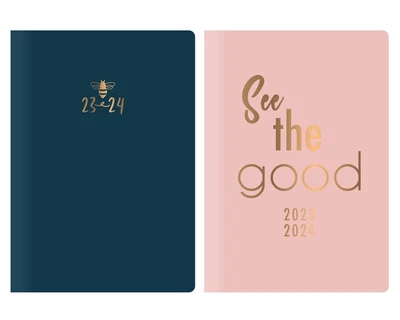 £6.95 • Buy A5 Day A Page Academic Diary 2023-2024 Mid Year Padded Student Teacher Planner