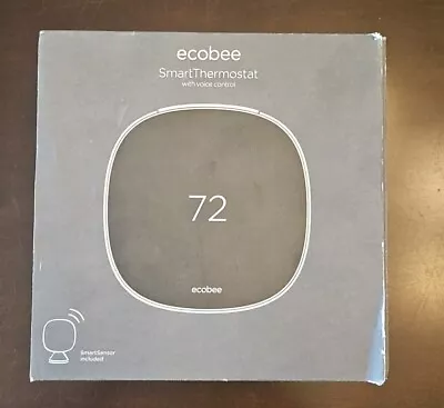 Ecobee Smart Thermostat With Voice Control EB-STATE5-01 - FREE SHIPPING • $89.99