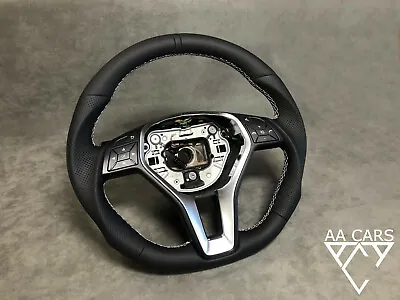 Steering Wheel Mercedes CLA CLS SLK  A C E CLASS AMG Flat Bottom W212 W218 W172  • $350