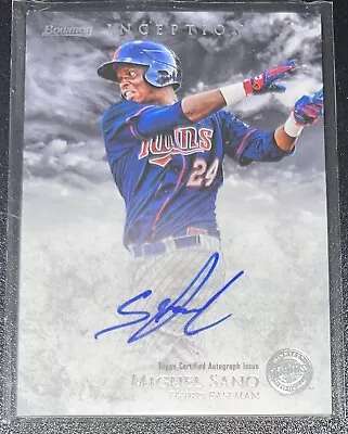 Miguel Sano 2013 Bowman Inception Prospect AUTO PA-MS Minnesota Twins • $4.50