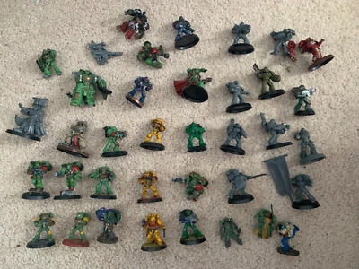 Space Marine Lot - Warhammer 40k Salamanders Librarian Terminators Centurion • $75