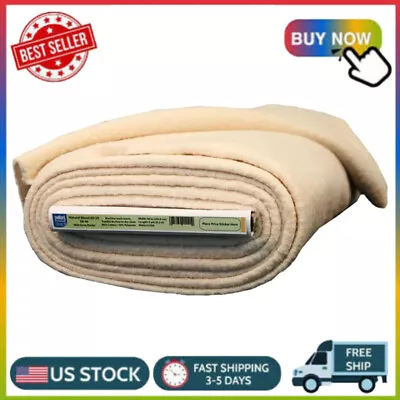 80/20 Quilting Batting 96  X 9  Yards Natural Blend Batting For Hand Quilting  • $61.49