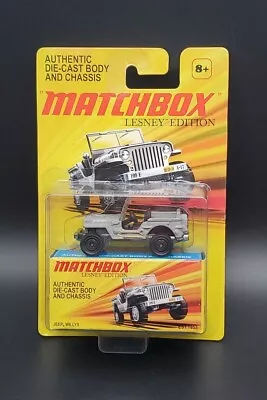 Matchbox 2010 Lesney Edition Jeep Willys Authentic Die-Cast Body 1:64 Scale • $18.99