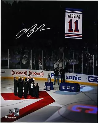 Mark Messier New York Rangers Autographed 16  X 20  Banner Raising Photograph • $139.99