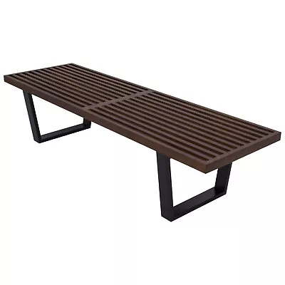 LeisureMod Mid-Century Inwood Platform Bench - 5 Feet • $282.74