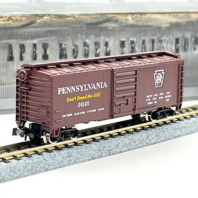 Atlas 3422 Pennsylvania Don't Stand Still PS-1 Boxcar PRR 26125 N Scale • $13.99