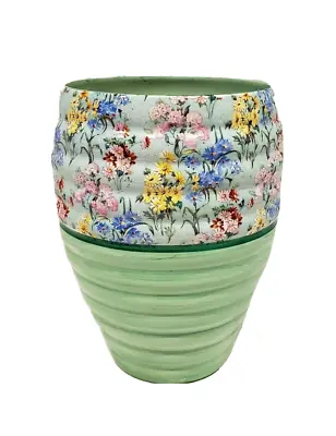 £107.79 • Buy Antique Shelley England Melody Chintz Vase 1940s Fine Bone China Numbered 8.5 