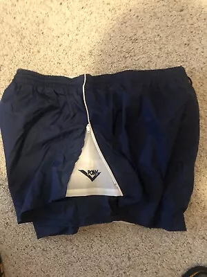 Vintage Mens Deadstock Pony Nylon Shorts W/Side Zippers -Size M -New W/tags • $12.50