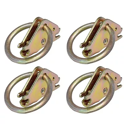 4 Pack E Track 2  O Ring Tie Down Fitting For Enclosed Trailer Tie Down Strap • $19.85