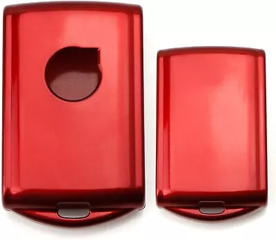 Exact Fit Glossy Metallic Red Key Fob Shell Cover For Volvo XC90 XC60 S90 V90 • $10.79