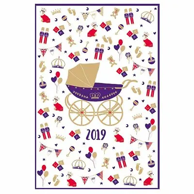 Royal Baby Cotton Tea Towel To Celebrate Birth Of Harry & Meghan's Baby Archie • £8.99