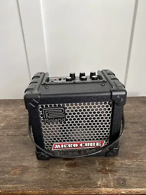 Roland Micro Cube N225 Guitar Amplifier Ultra-Compact Portable 5  Speaker *READ* • $70