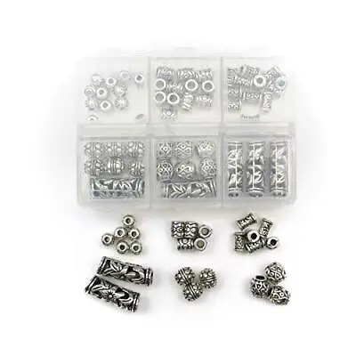 Norse Viking Runes Hair Beard Braiding Beads For Bracelets Necklace 45 Pcs • $12.80