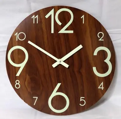 Mid Century Modern Glowing Wall Clock • $23.95