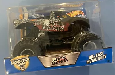 Hot Wheels Monster Jam 1:24 Metal Mulisha Truck • $29.99