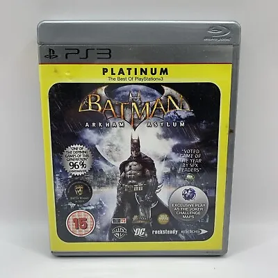 Batman: Arkham Asylum PS3 2009 Action-Adventure Warner Bros Interactive VGC • $9.95