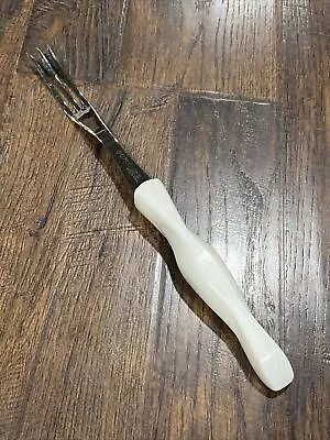 Cutco 1726 KN Turning Fork Pearl White Handle Made In The USA Vtg Sample Serving • $19.99