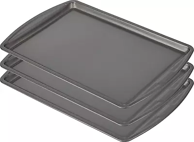 Baking Sheet 13 Inch X 9 Inch Dark Gray 3 Piece • $21.95