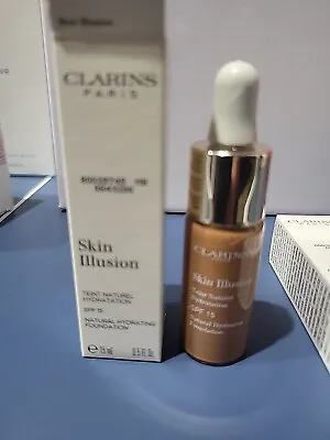 CLARINS Skin Illusion Natural Hydrating Foundation SPF 15 (Choose Shade) TESTERS • $10.81