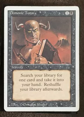 $20 • Buy MTG Demonic Tutor Revised Edition Regular Uncommon