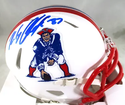 $154.50 • Buy Rob Gronkowski / Autographed New England Patriots Throwback Mini Helmet / COA