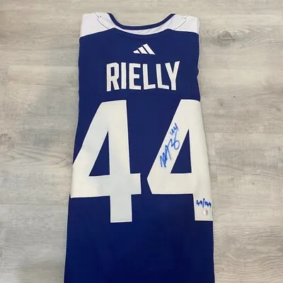 MORGAN RIELLY  Hand-Signed Blue Pro Adidas Jersey  Toronto Maple Leafs COA • $378.58