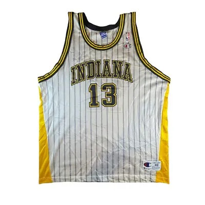 Indiana Pacers Mark Jackson Vintage 90s Champion NBA Basketball Jersey 48 XL • $103.99