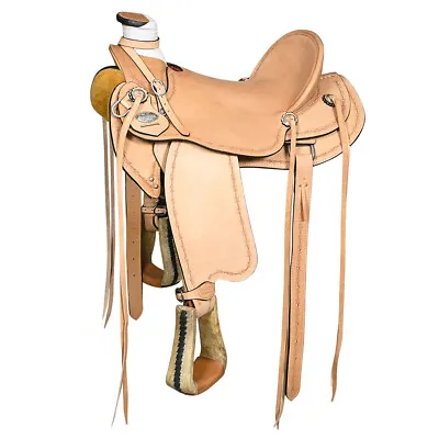 72BH Western Horse Wade Saddle American Leather Ranch Roping Tan • $594.95