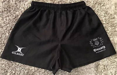 106 Knox Rugby Union Shorts Sydney Black On Field Players Grippers Mens S VGC • $29.99