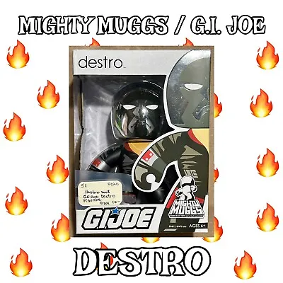 🔥 New Mighty Muggs Hasbro G.I. JOE DESTRO Figure Cobra NIB GI 🔥 • $10.99