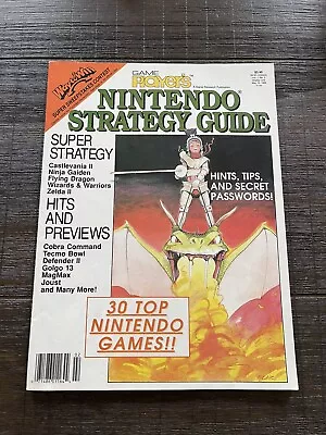 Game Player's Magazine Nintndo Strategy Guide 1989 Zelda • $19.95