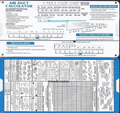 Air Duct Calculator • $10.95