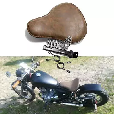 Brown Motorcycle Solo Seat Springs For Yamaha V Star 650 XVS650 XVS950 Bobber AU • $69.99