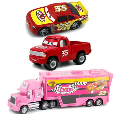 Disney Pixar Cars NO.35 Shifty Racers Pickup Mack Truck Movie Kids Mattel Toy • $7.59