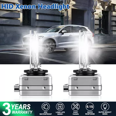 For Volvo XC60 XC70 XC90 High/Low Beam HID Headlight Xenon White Bulbs Upgrade • $29.35