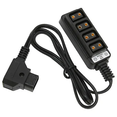 D Tap Male To 4 Port D Tap Female Splitter Power Cable D Tap Power Adapter F GDS • £22.28