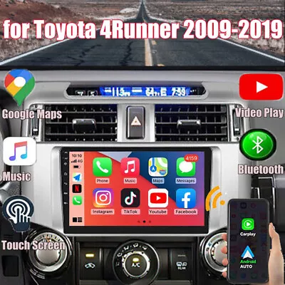 Android Auto Apple Carplay GPS For Toyota 4Runner 2009-2019 Car Radio Headunit • $151.99