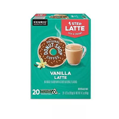 The Original Donut Shop Vanilla Latte - Keurig K-Cup Pods 20 Count - B80 • $14.99