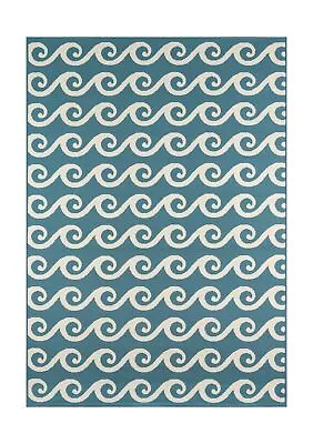 Momeni Rugs Baja Collection Contemporary In/Outdoor Fade Resistant Area Rug ... • $153.79