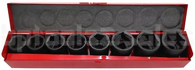 9pc 3/4  Drive (METRIC) Air Impact CR-V Steel Socket Set • $49.99