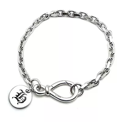 925 Sterling Silver Bold Infinity Knot Circle Charm Chain Bracelet-Multiple Size • $72