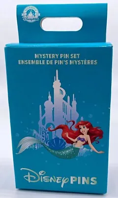 Disney Ariel Little Mermaid Mystery Pin Set Box (2 Pins) - Sealed • $19.99