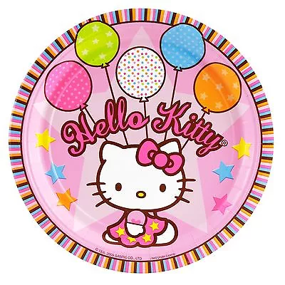 Hello Kitty Edible Kids Birthday Cake Icing Sheet Topper Decoration Round Images • $9.99